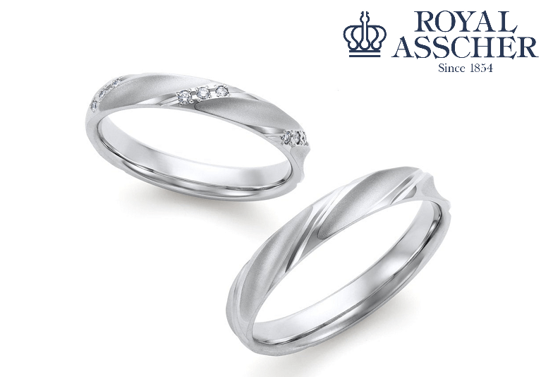 ロイヤルアッシャーの結婚指輪WRA902・WRB912